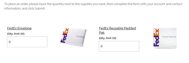 FedEx envelopes